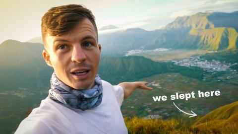 We found INDONESIA's BEST SUNRISE spot (and it's in Lombo...