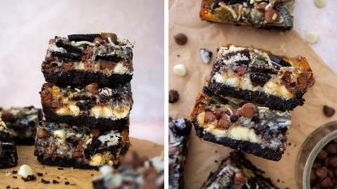 Baking Oreo Magic Bars