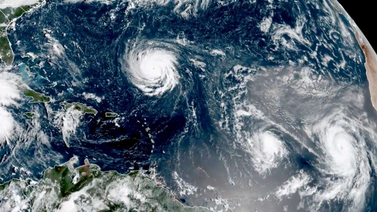 Hurricanes Florence, Helene and Tropical Storm Isaac churn in the