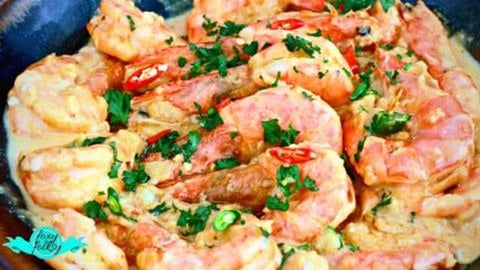 CREAMY SALTED EGG SHRIMP