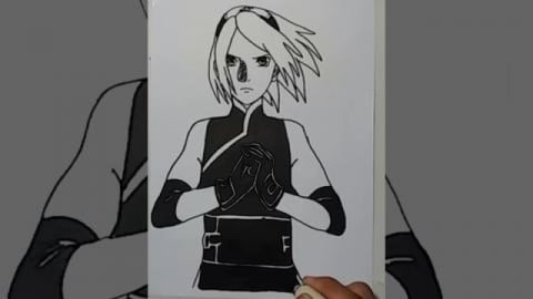 Drawing SAKURA_naruto shipuddent