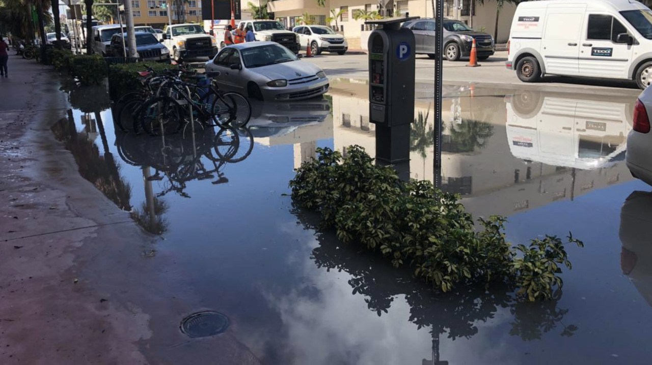 Flooding On Collins Avenue Miami Beach Miami Herald