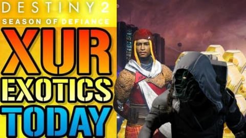 Destiny 2: XUR New EXOTICS & LOCATION TODAY! New Monarchy...