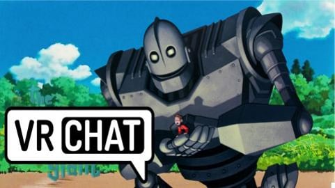 Riding The Iron Giant In VRChat