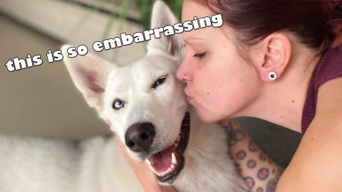 Asking my for kisses! Instead of kissing she hits me with...