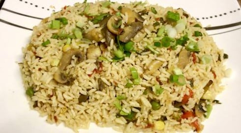 Mushroom Fried Rice || By BB Chef