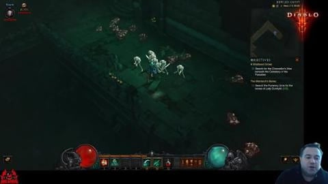 Diablo 3 Playthrough Necromancer // Act 1 Part 6 The Fall...