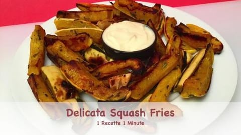 Delicata Squash Fries (shorts)