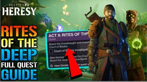 Destiny 2: "Rites Of The Deep" Act 2 Steps 1-8 Full Quest...