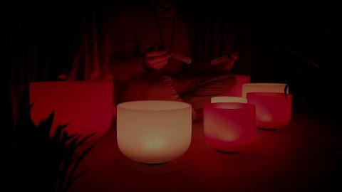 Crystal Singing Bowl Meditation -Minute Relief Chakra Ali...