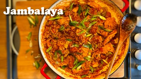 Cajun Chicken and Chorizo Jambalaya