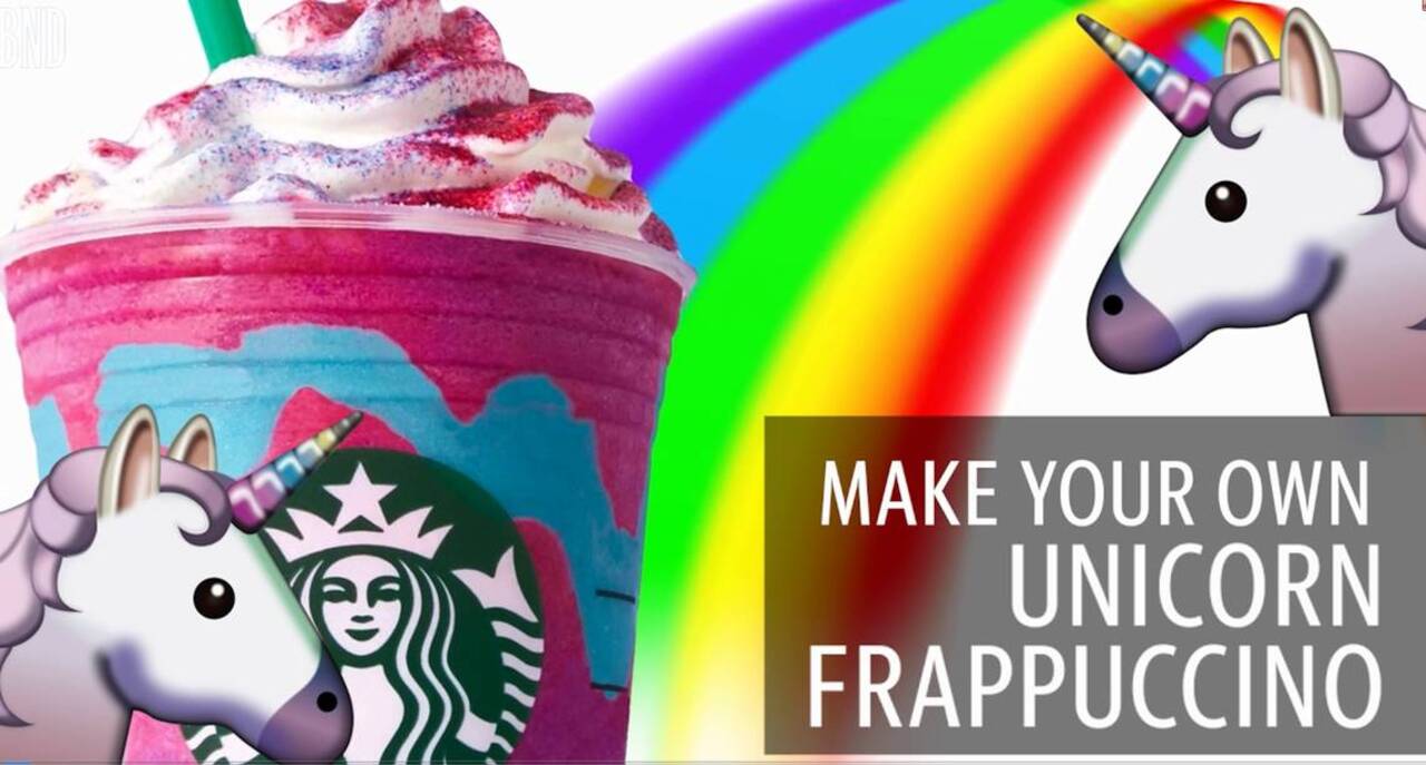 DIY Unicorn Frappuccino, minus the sickly sweetness Biloxi Sun Herald