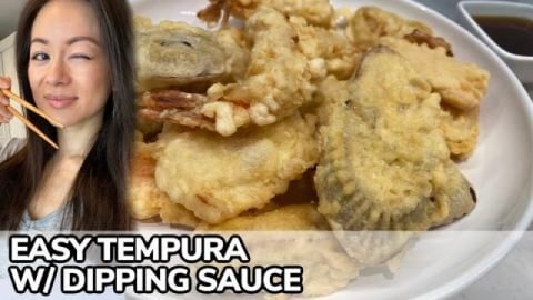 Tempura Recipe w/ Dipping Sauce & SAKE! | 天婦羅 Japan...