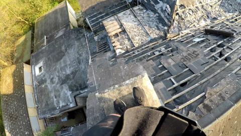 POV TERRIFYING ROOF CLIMB