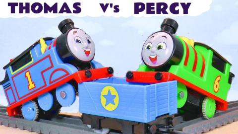 Thomas and Friends All Engines Go Thomas v's Percy Strong...