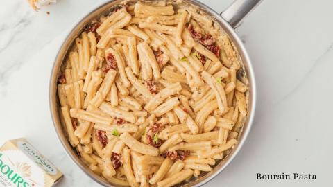 BOURSIN PASTA - 10 minutes dinner recipe