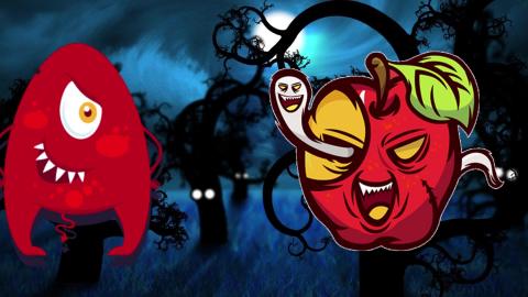 scary alphabet - scary letters - learn the alphabet )