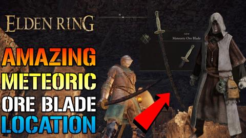 Elden Ring: AMAZING! "METEORIC ORE BLADE" Katana How To G...