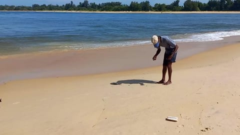 Fisherman Caught A Fish At Delta Point of Udupi | Karnata...