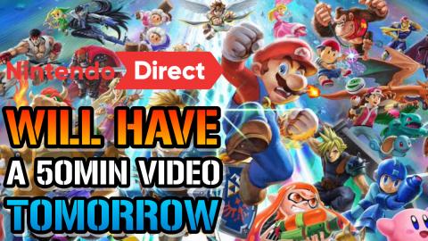 Nintendo Direct: Will Have A HUGE! 50min Video Showcasing...