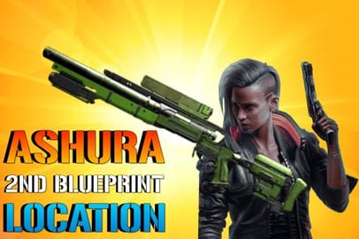 Cyberpunk 2077: ASHURA Legendary SNIPER Blueprint 2nd Loc...