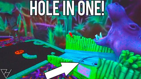 I Can't Believe She Made That Mini Golf Hole In One! - Pa...