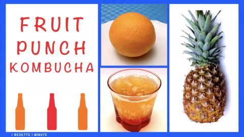 Fruit Punch Kombucha (Orange, Pineapple, Grape, Lemon) / ...