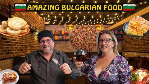 AMERICANS Trying Fine Dining BULGARIAN FOOD | Bulgaria Tr...