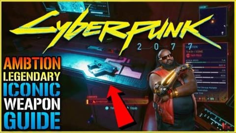 Cyberpunk 2077_ How To Get The NEW ICONIC Weapon! The _AM...