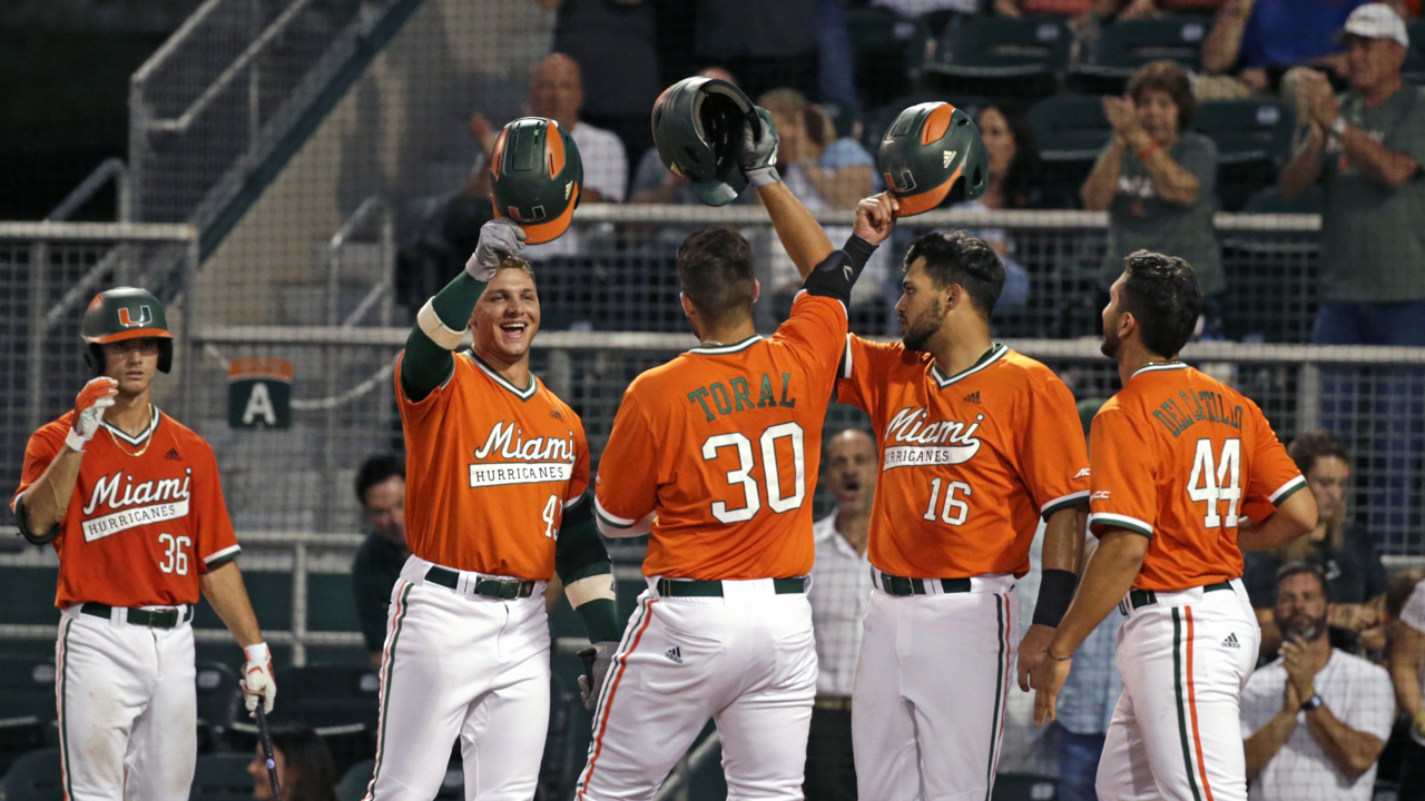 Miami Hurricanes Baseball, The baseball stadium is down the…