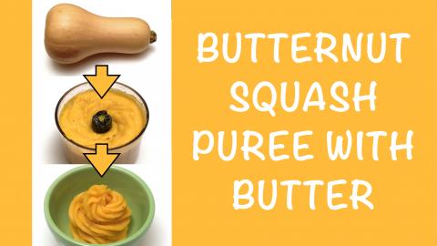 How to Make Butternut Squash Puree with Butter / Easy Rec...