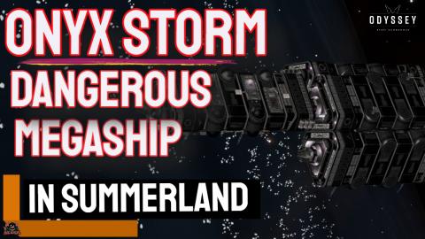 Onyx Stomr Darkwater Megaship in Summerland //  Elite Dan...