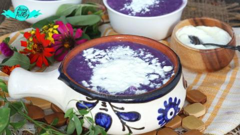 UBE CHAMPORADO | FOXY FOLKSY - Modern Filipino Kitchen