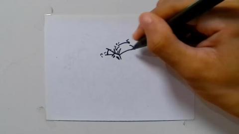Drawing Crazy zombie graffiti running fast shorts