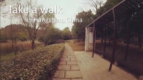 Chill out in a cloudy day at Hangzhou, China (VR one take...