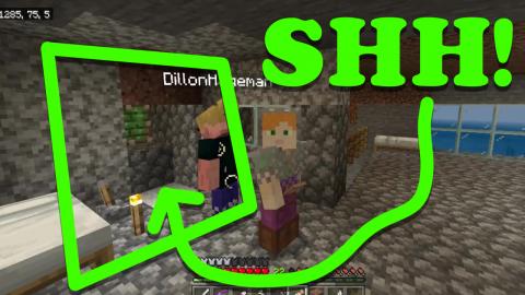 Building a SECRET Room in Minecraft!