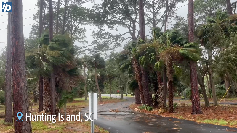 Video of the winds of Hurricane Idalia across SC coastal Lowcountry