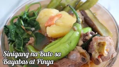 Sinigang na Buto sa BAYABAS at PINYA _ Pinoy Food _ Taste...