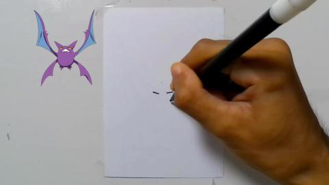 Drawing Pokemon Crobat shorts