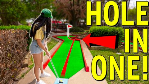 We Both Get A Hole In One At This Putt Putt Course! - Par...