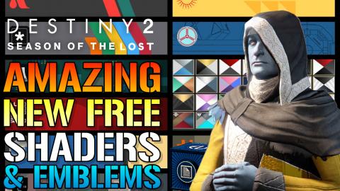 Destiny 2: Amazing NEW FREE Emblem & Shader Codes! Novemb...