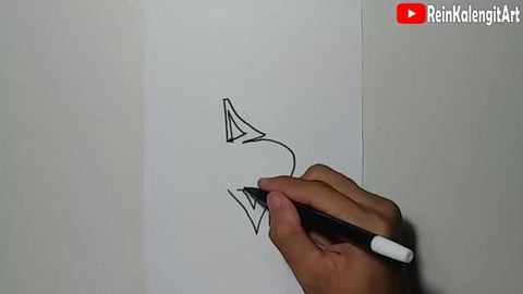 Drawing Graffiti Letter B