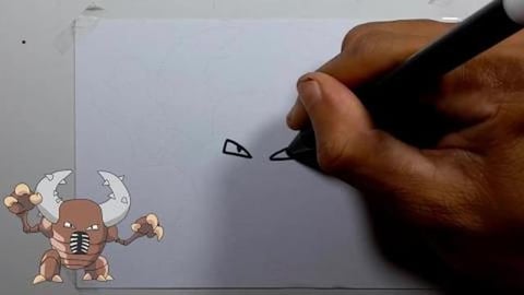 Drawing Pokemon PINSIR shorts