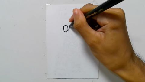 Drawing evil tedy bear graffiti