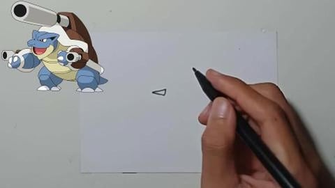 Drawing Pokemon MEGA BLASTOISE
