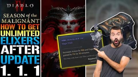 Diablo 4: UNLIMITED Elixers Glitch! How To Do This After ...