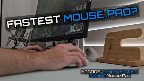 How Good Is a Tempered Glass Mouse Pad? YOGARS Review