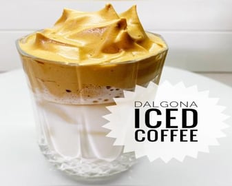 DALGONA Iced Coffee | Whipped Coffee | Trending Lockdown ...