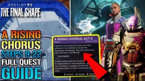 Destiny 2: "A Rising Chorus" Act 2 Steps 9-22 Full Quest ...