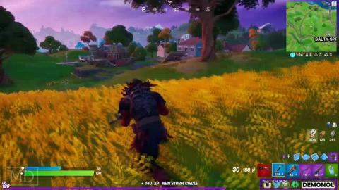 Sniper Elimination From 150  Meters Away | Fortnite Gamep...